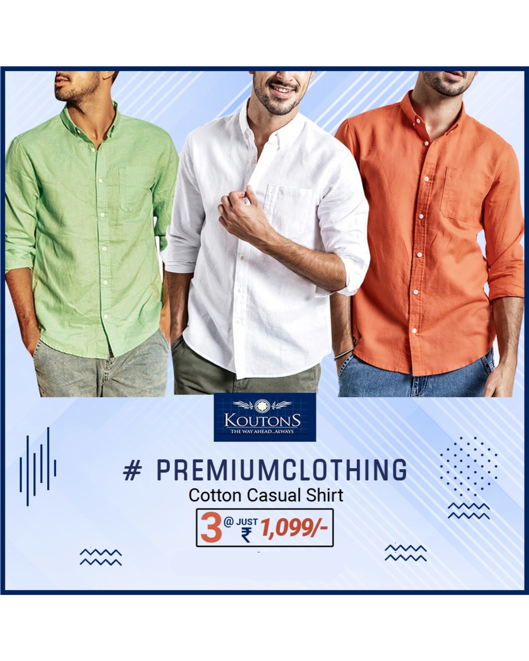 Smart Casual Pack of 3