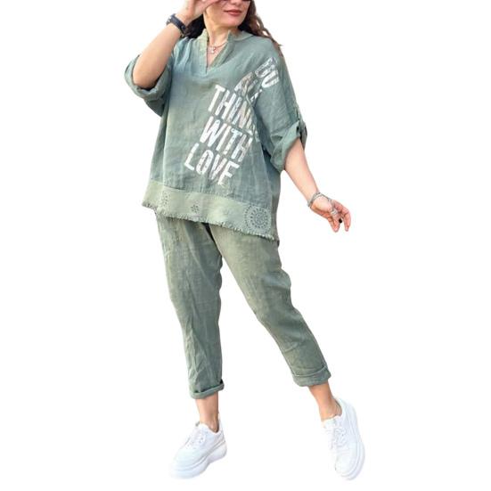 Sleeks Wrap Two Piece set