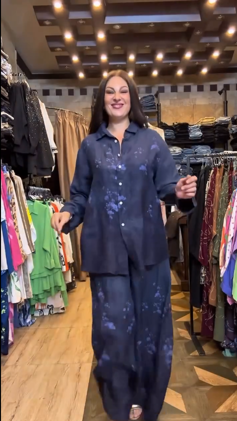 Women's Floral Printed Two-Piece Set