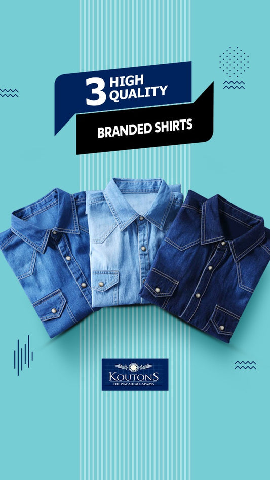 Denim Elite 3-Pack Shirts