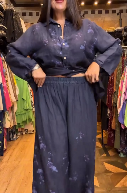 Women's Floral Printed Two-Piece Set