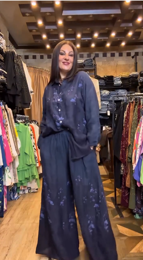 Women's Floral Printed Two-Piece Set