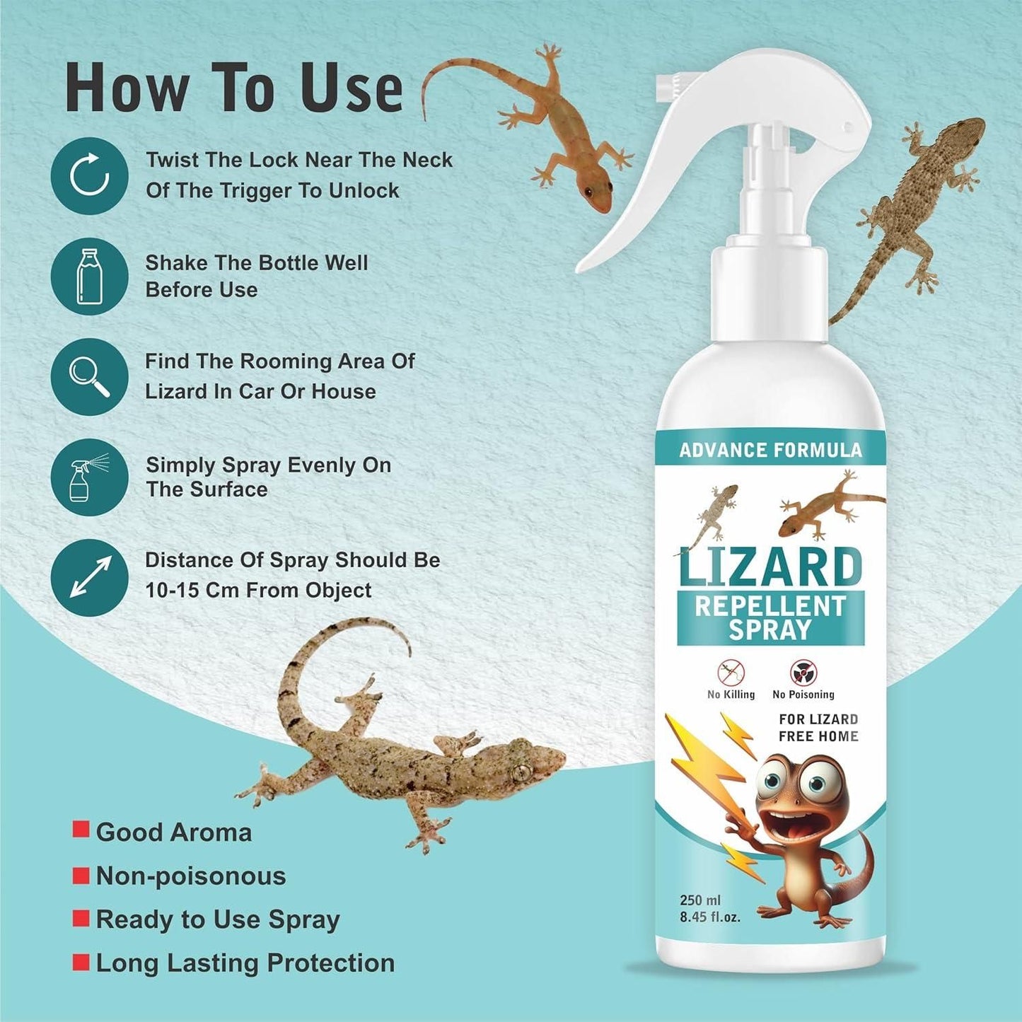 🦎 Lizard Repellent Spray BUY 1 GET 1 FREE
