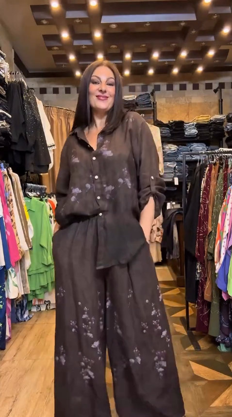 Women's Floral Printed Two-Piece Set