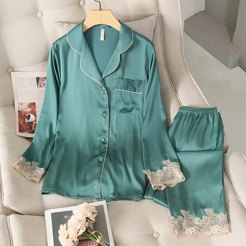 Silky Pajama Set