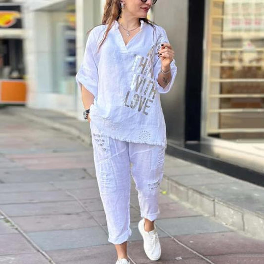 Sleeks Wrap Two Piece set